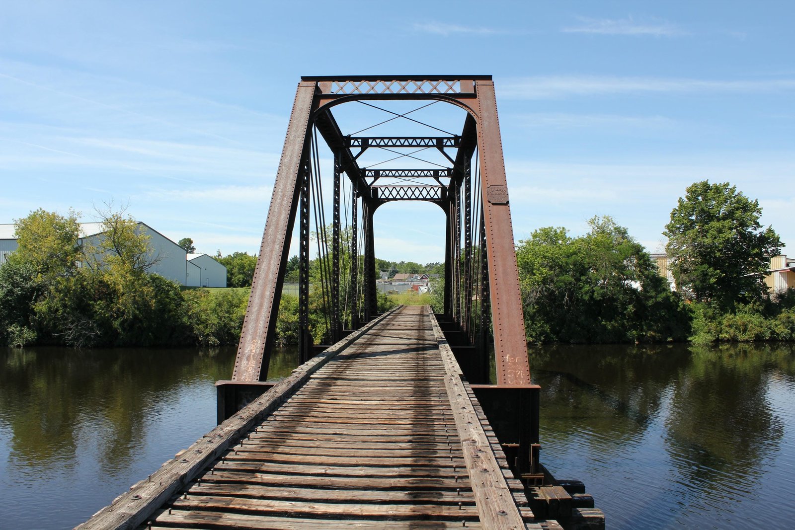 Looking west